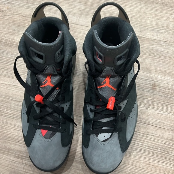 Paris Saint Germain Nike Air Jordan 6 Retro PSG “Iron Grey” Size 13 New Unworn - Picture 2 of 4